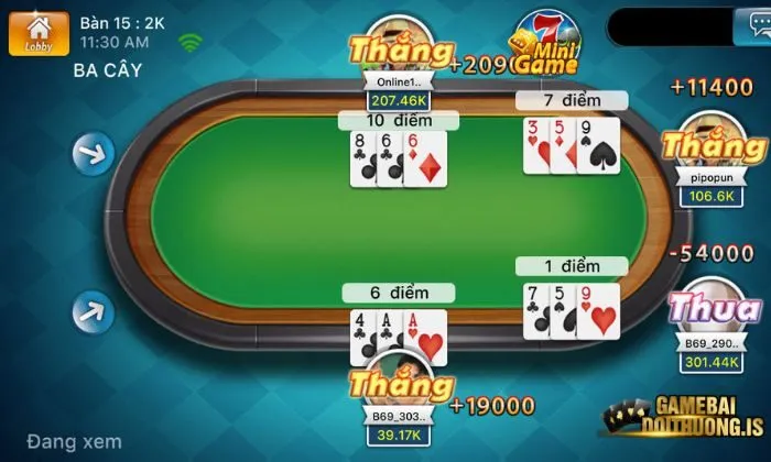 3 Cây Ric Luật chơi bài 3 cây Ric đơn giản