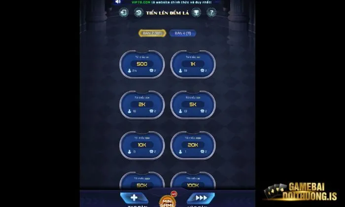 Bài tây ric Tiến Lên Đếm Lá Ric