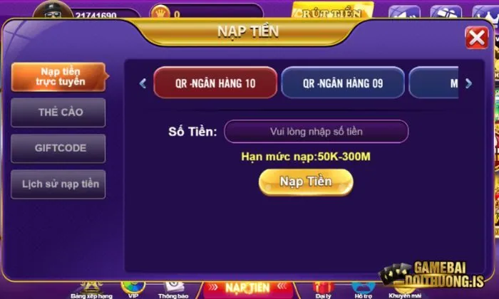game bài đổi thưởng 68 Game Bài Hướng dẫn nạp tiền vào tài khoản thành viên 68 Game Bài