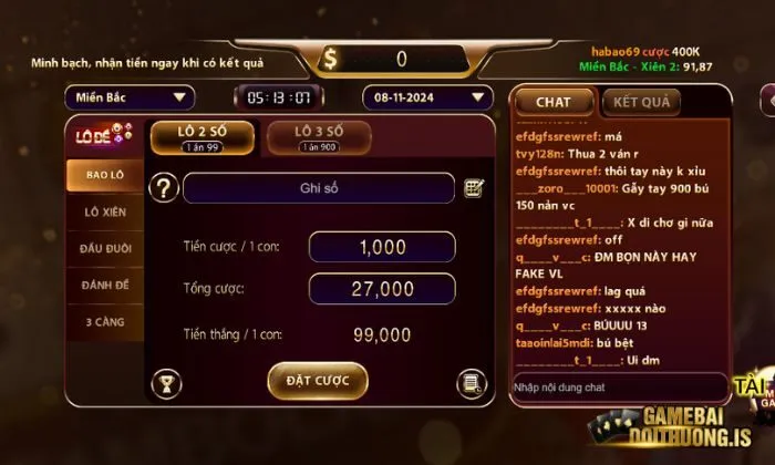 Lô đề hấp dẫn, xanh chín