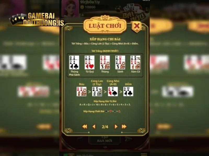 Hướng dẫn và luật chơi có đầy đủ tại Bửu V8