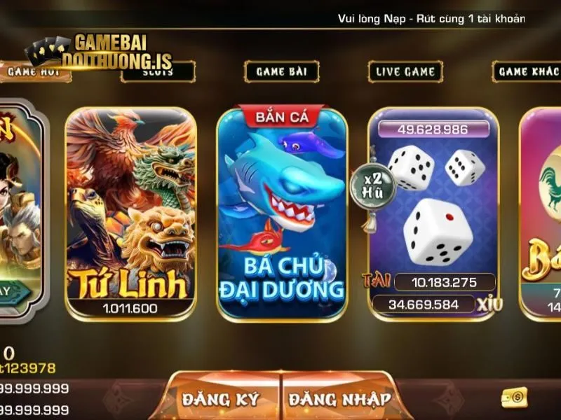 IWINCLUB cung cấp hàng loạt tựa game bắn cá vui