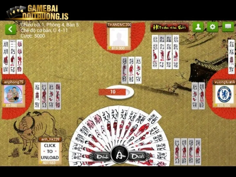 Luật chia các lá bài khi chơi 