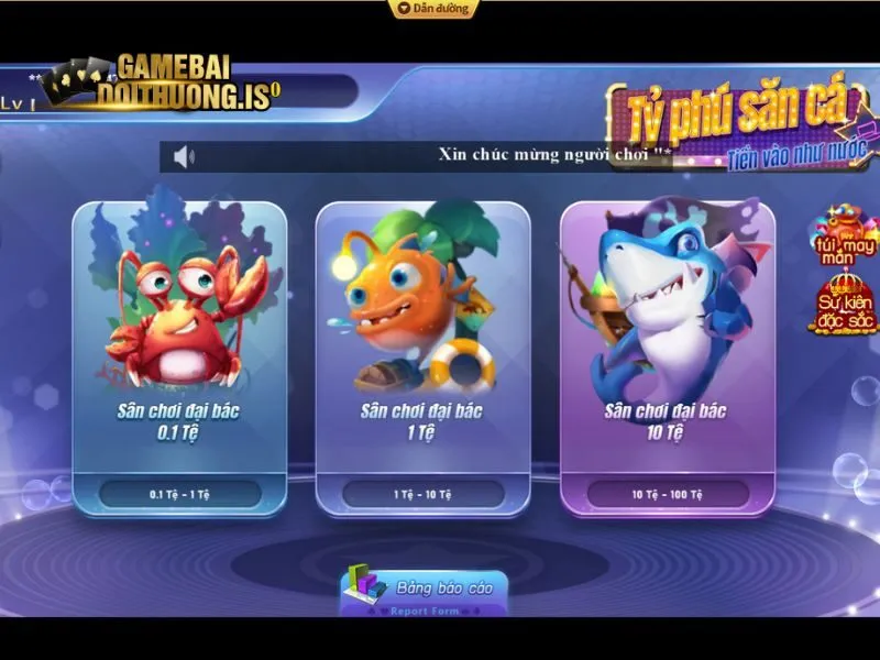 Nhiều tính năng độc đáo trong bắn cá săn thưởng MACAU