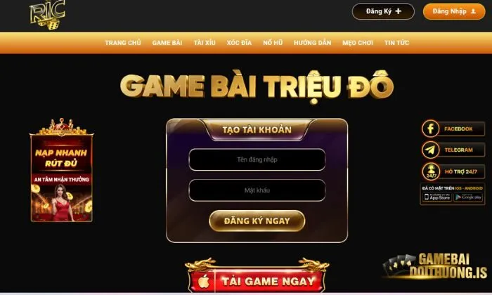 Rồng Hổ Ric Rồng Hổ Ric mở ra cơ hội kiếm tiền thật