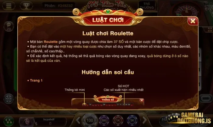 Roulette gemwin Luật chơi hấp dẫn tại Roulette Gemwin