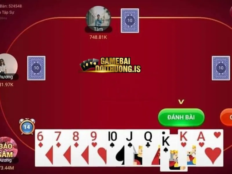 Sâm lốc không quan tâm đến chất bài, chỉ dựa theo giá trị điểm