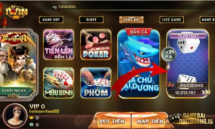 Tài xỉu iwinclub Tài xỉu Iwinclub là một hiện tượng game đình đám