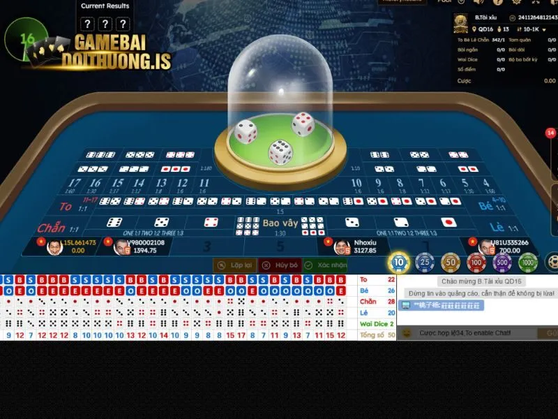 Tài xỉu VIN có giao diện bắt mắt, chân thực