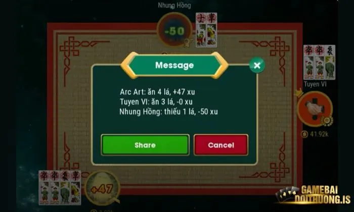 Tính điểm Tam Cúc Zowin