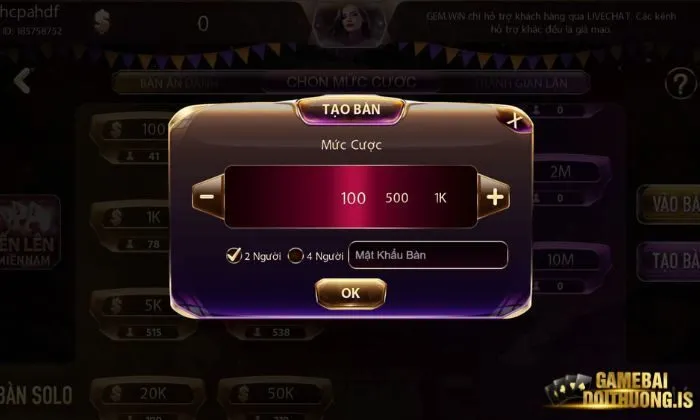 Tiến lên miền Nam gemwin Điểm hấp dẫn của Tiến Lên Miền Nam Gemwin