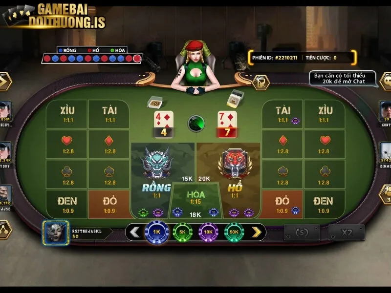 Tìm hiểu chung về game bài Rồng Hổ 789Club