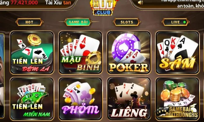 Top game bài đổi thưởng Cổng game bài đổi thưởng Hitclub chất lượng hàng đầu