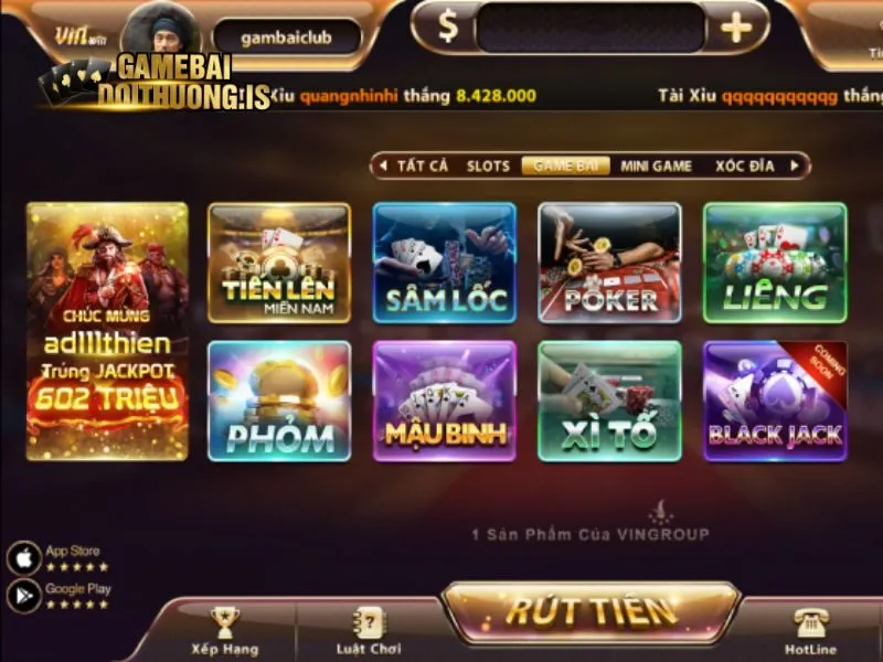 Xì dách tại VIN có cách chơi chuẩn truyền thống