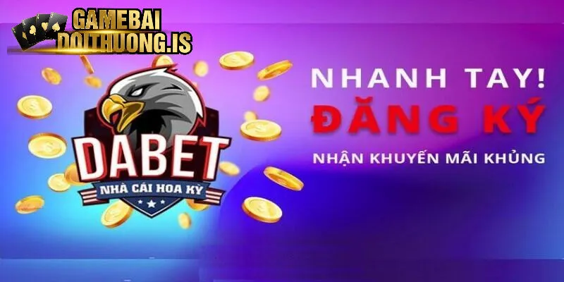 Các bước đăng ký tài khoản thành viên tại Dabet