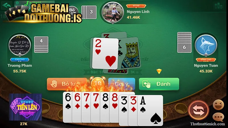 Cách chơi tiến lên miền Nam chuẩn nhất